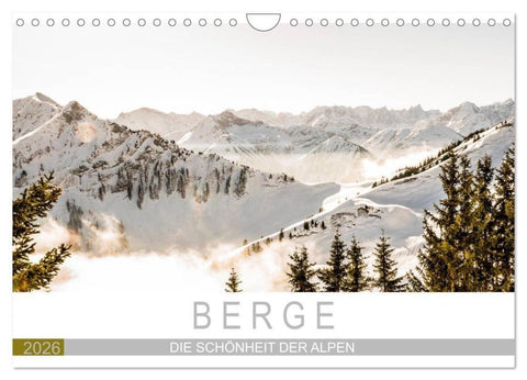 Berge - Die Schönheit der Alpen (Wandkalender 2026 DIN A4 quer), CALVENDO Monatskalender
