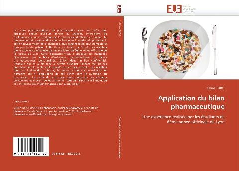 Application du bilan pharmaceutique