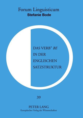 Das 'Verb' 'be' in der englischen Satzstruktur