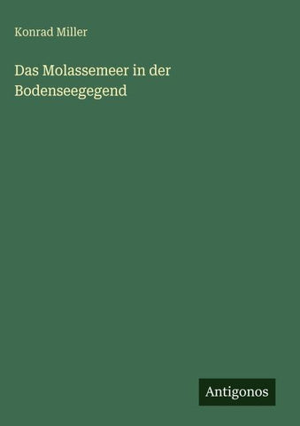 Das Molassemeer in der Bodenseegegend