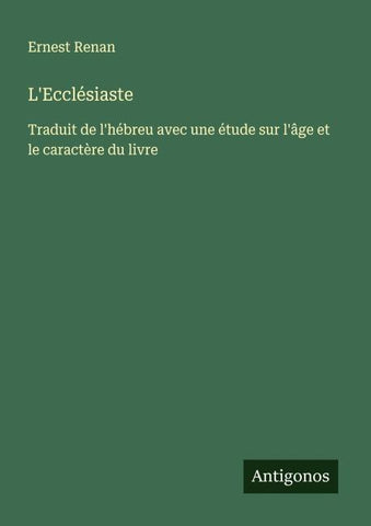 L'Ecclésiaste