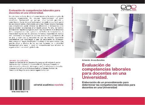 Evaluación de competencias laborales para docentes en una Universidad.