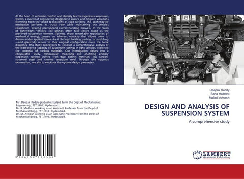 DESIGN AND ANALYSIS OF SUSPENSION SYSTEM