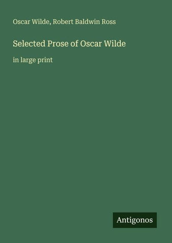 Selected Prose of Oscar Wilde