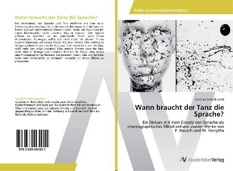 Wann braucht der Tanz die Sprache?