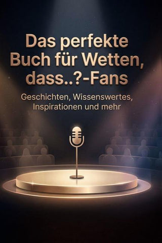Das perfekte Buch für Wetten, dass..?-Fans