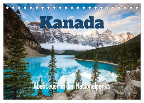 Kanada - Abenteuer in den Nationalparks (Tischkalender 2026 DIN A5 quer), CALVENDO Monatskalender