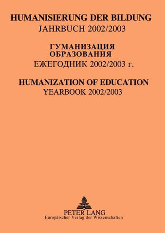 Humanisierung der Bildung- Jahrbuch 2002/2003