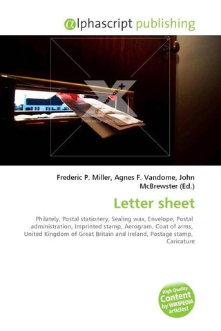 Letter sheet
