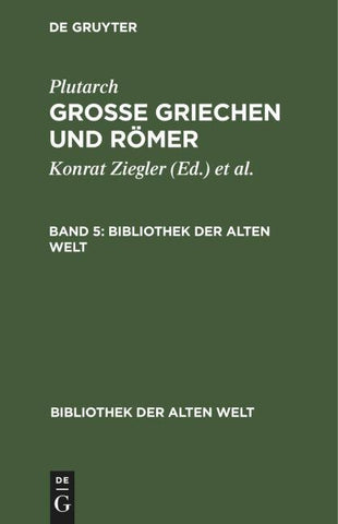 Grosse Griechen und Römer. Band 5
