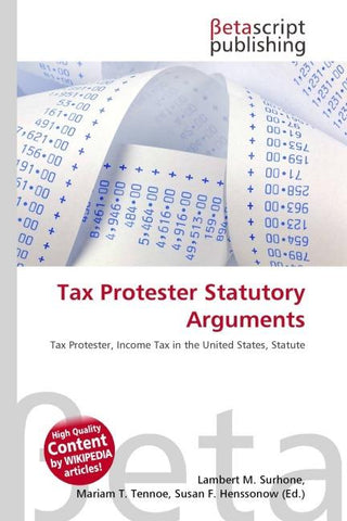 Tax Protester Statutory Arguments