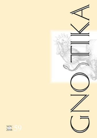 GNOSTIKA 59 – Humanismus