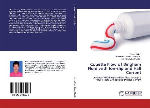 Couette Flow of Bingham Fluid with Ion-slip and Hall Current