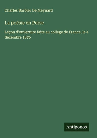 La poésie en Perse