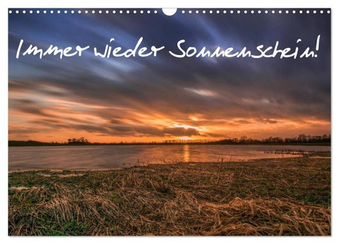 Immer wieder Sonnenschein (Wandkalender 2026 DIN A3 quer), CALVENDO Monatskalender