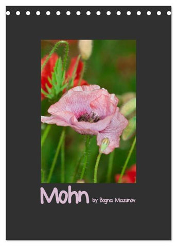 Mohn (Tischkalender 2026 DIN A5 hoch), CALVENDO Monatskalender
