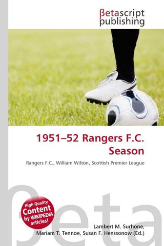 1951-52 Rangers F.C. Season