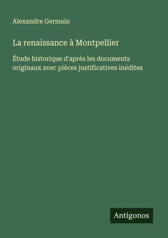 La renaissance à Montpellier