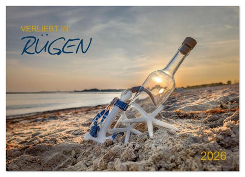 Verliebt in Rügen (Wandkalender 2026 DIN A4 quer), CALVENDO Monatskalender