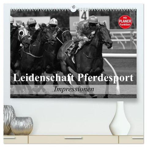 Leidenschaft Pferdesport - Impressionen (hochwertiger Premium Wandkalender 2026 DIN A2 quer), Kunstdruck in Hochglanz
