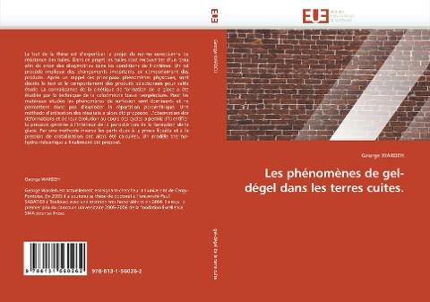 Les phénomènes de gel-dégel dans les terres cuites.