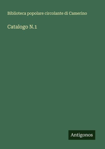 Catalogo N.1