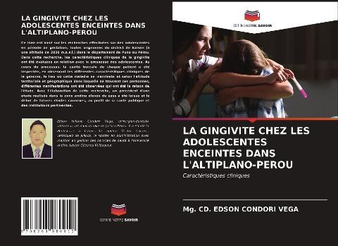 LA GINGIVITE CHEZ LES ADOLESCENTES ENCEINTES DANS L'ALTIPLANO-PEROU