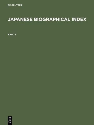 Japanese Biographical Index