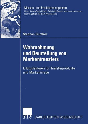 Wahrnehmung und Beurteilung von Markentransfers