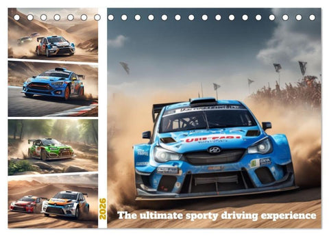The ultimate sporty driving experience (Desk Calendar 2026 DIN A5 landscape), CALVENDO 12 Month DeskCalendar