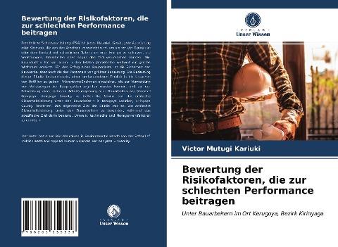 Bewertung der Risikofaktoren, die zur schlechten Performance beitragen