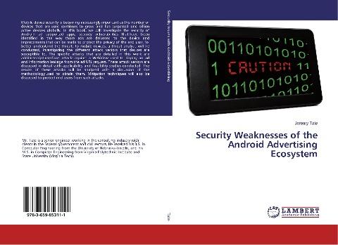 Security Weaknesses of the Android Advertising Ecosystem