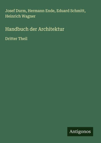 Handbuch der Architektur