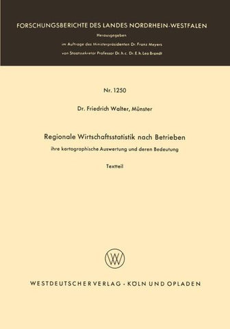 Regionale Wirtschaftsstatistik nach Betrieben