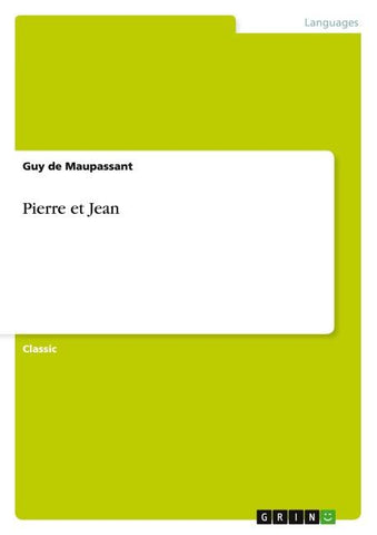 Pierre et Jean