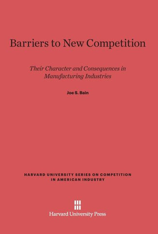 Barriers to New Competition
