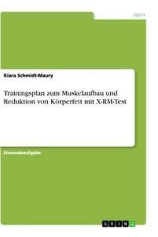 Trainingsplan zum Muskelaufbau und Reduktion von Körperfett mit X-RM-Test