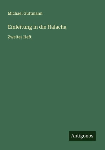Einleitung in die Halacha