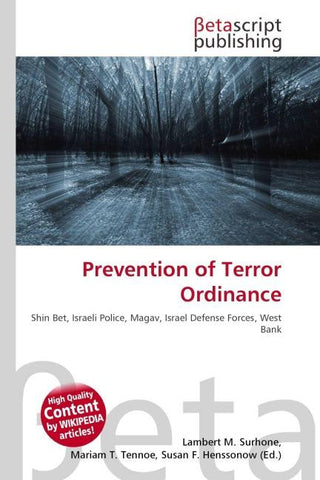 Prevention of Terror Ordinance