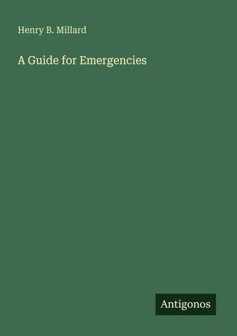 A Guide for Emergencies