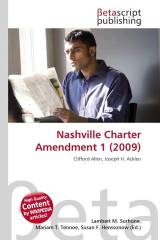 Nashville Charter Amendment 1 (2009)