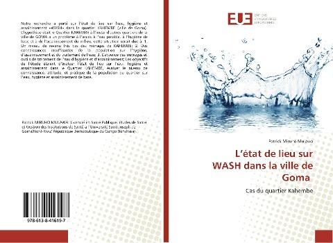 L'état de lieu sur WASH dans la ville de Goma