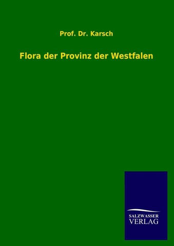 Flora der Provinz der Westfalen