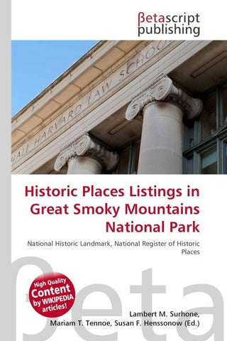 Historic Places Listings in Great Smoky Mountains National Park
