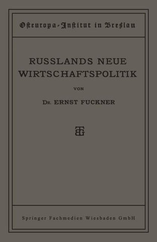 Russlands Neue Wirtschaftspolitik