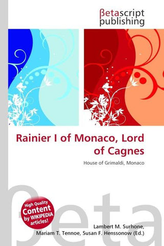 Rainier I of Monaco, Lord of Cagnes