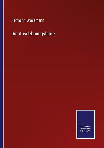 Die Ausdehnungslehre
