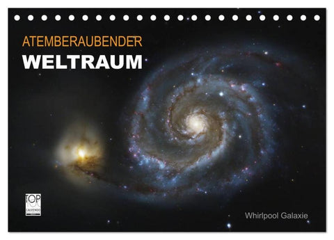 Atemberaubender Weltraum (Tischkalender 2026 DIN A5 quer), CALVENDO Monatskalender