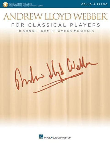 Andrew Lloyd Webber for Classical Players - Cello and Piano