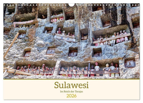 Sulawesi Im Reich der Torajas (Wandkalender 2026 DIN A3 quer), CALVENDO Monatskalender